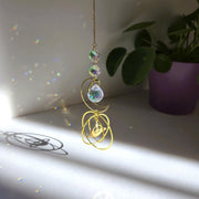 PERSEE II Crystal Suncatcher – Celestial Element Hanging