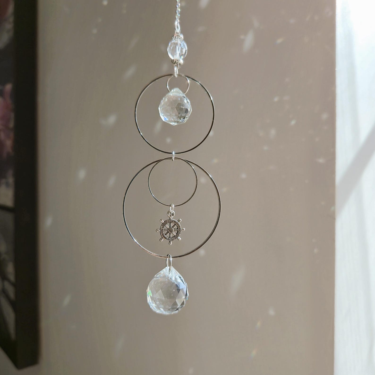 Mini Steel Suncatcher MILA – Well-being and Luminous Decoration