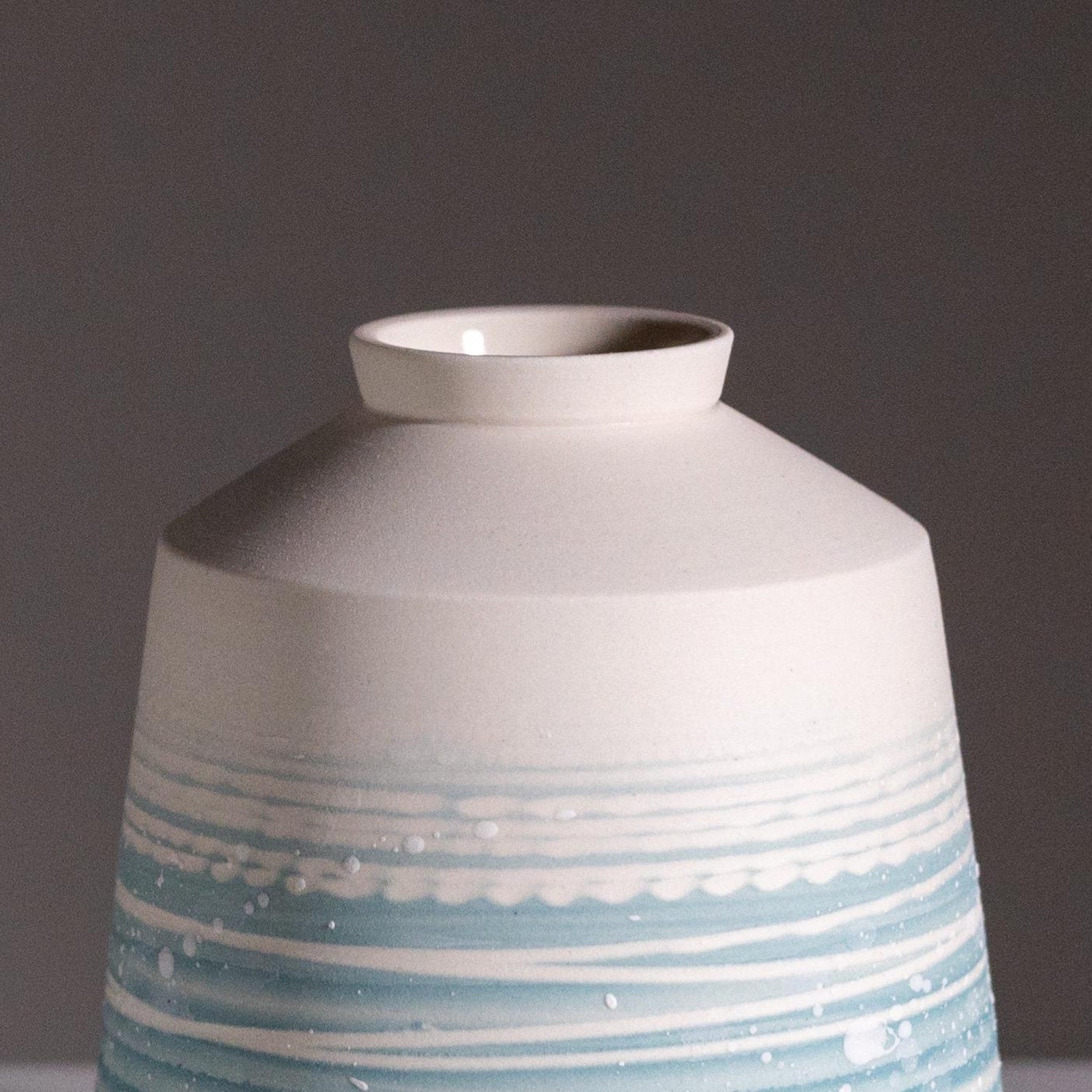 Handcrafted Porcelain Reed Diffuser | Seascape Design | Made by hand |