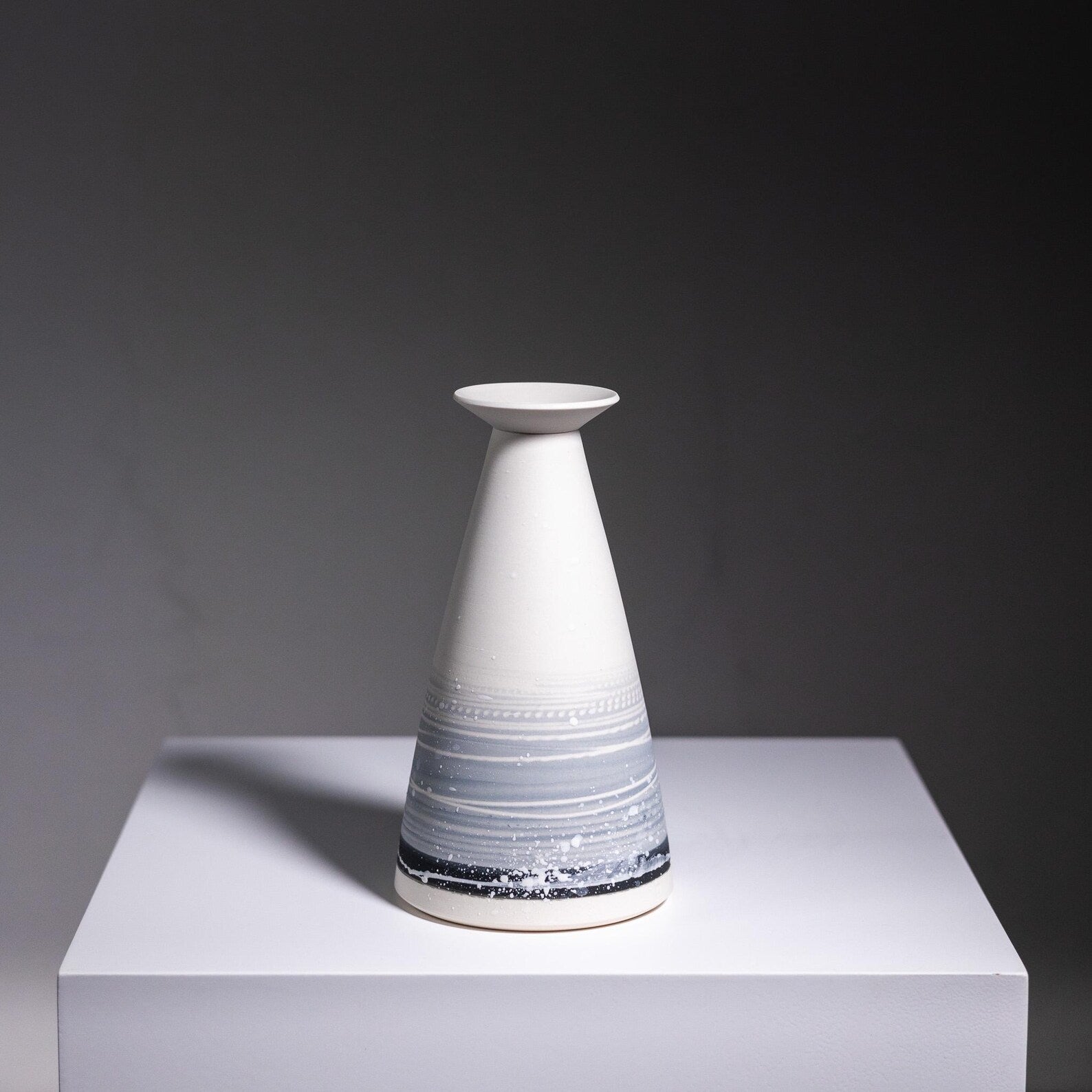 Handcrafted Porcelain Bud Vase | Modern Ceramic Vase |