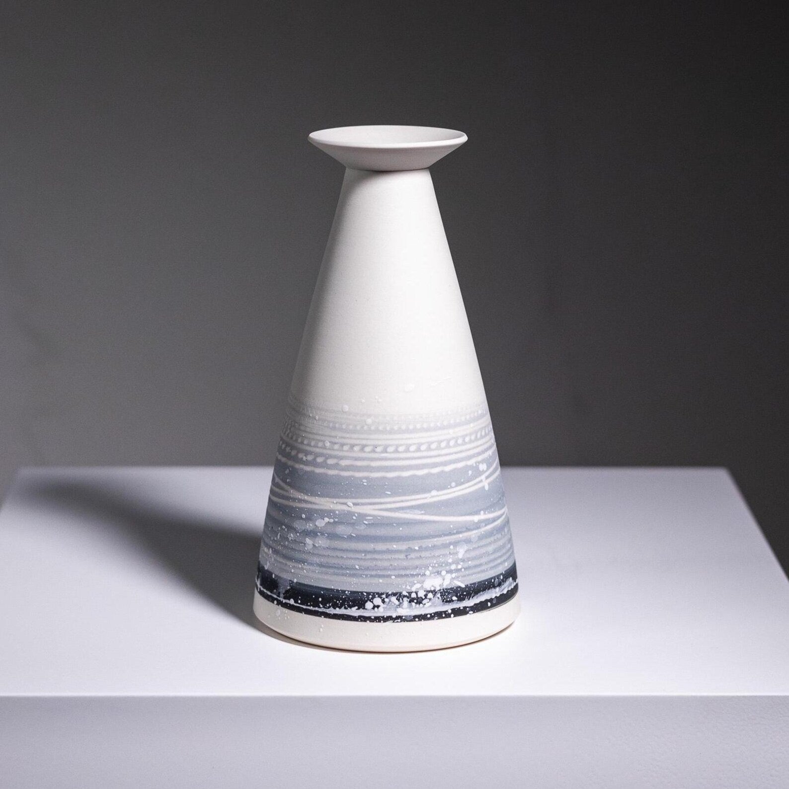 Handcrafted Porcelain Bud Vase | Modern Ceramic Vase |