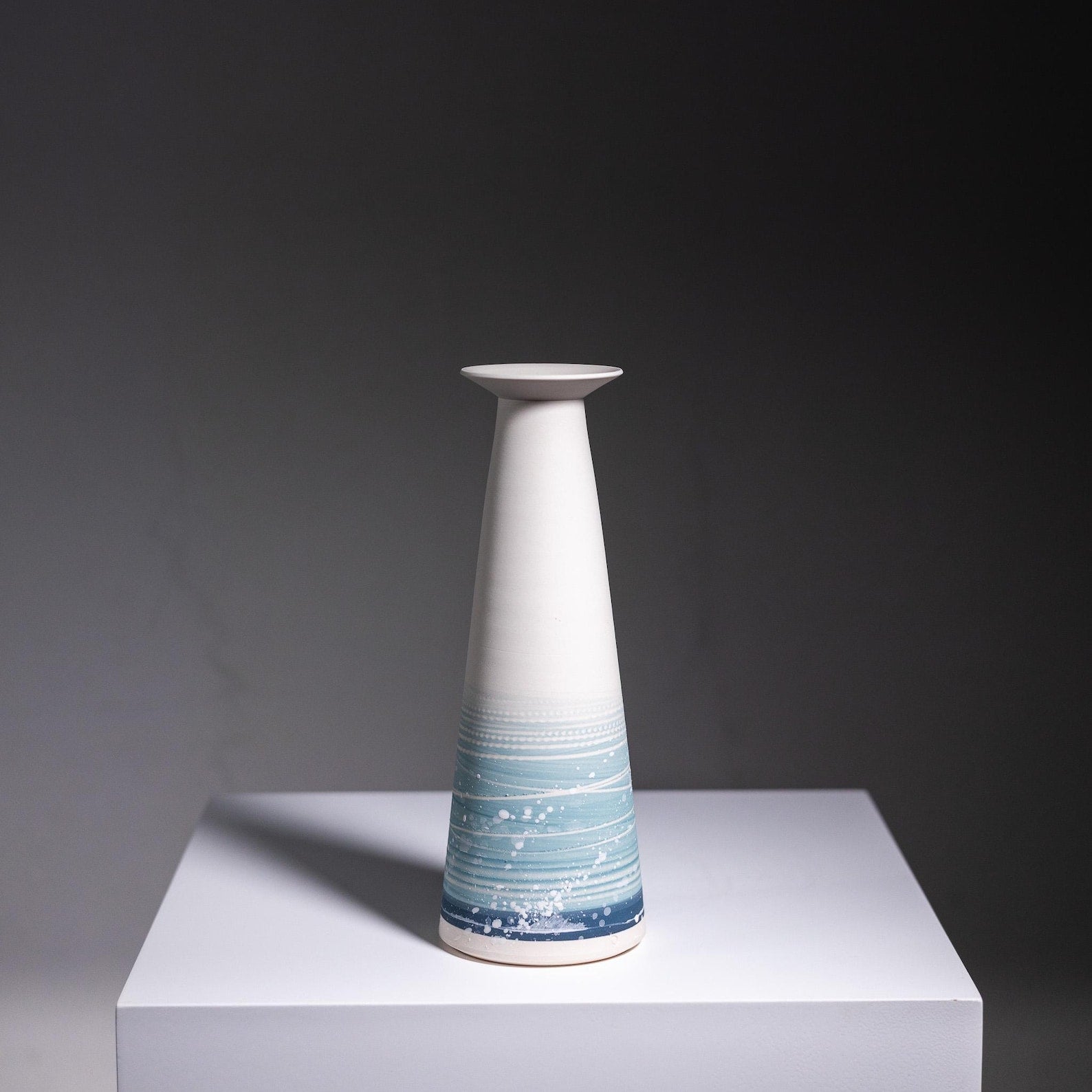 Modern Handmade Porcelain Vase | Flower Holder |