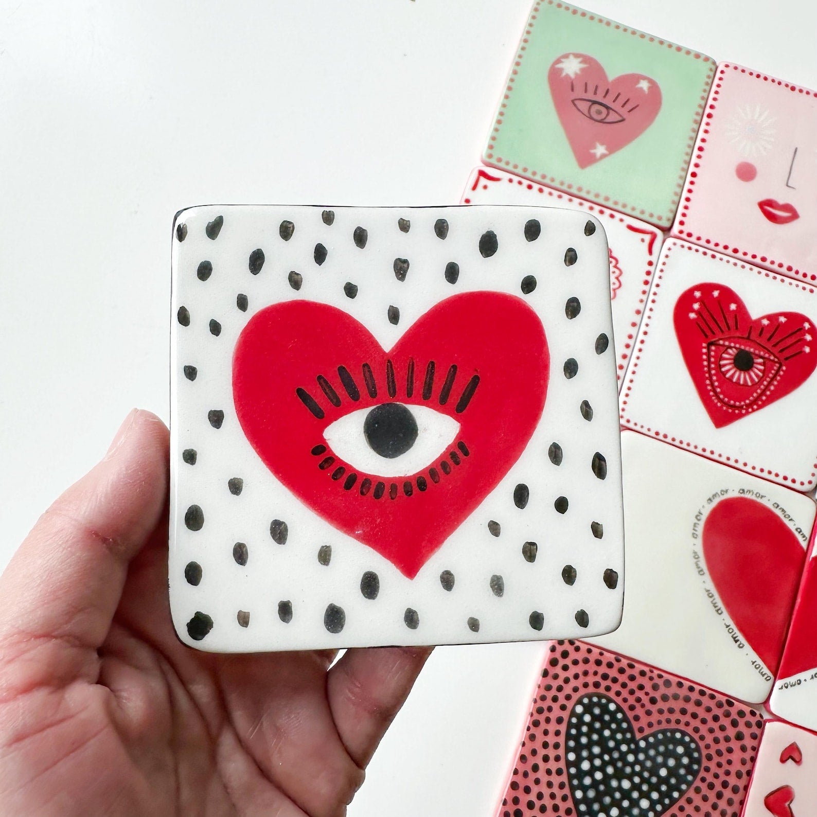 Love’s Gaze Tile