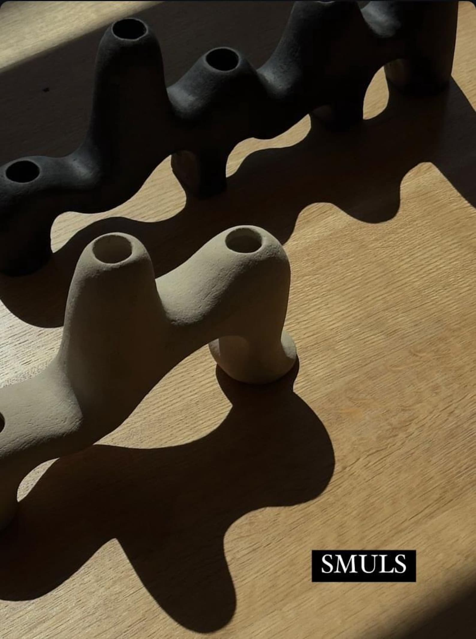 Ceramic Candle Holder | White Ceramic Candlestick