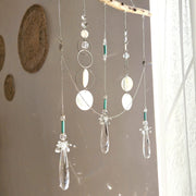 Boho ALBA Driftwood Mobile - Feng Shui Suncatcher Crystal