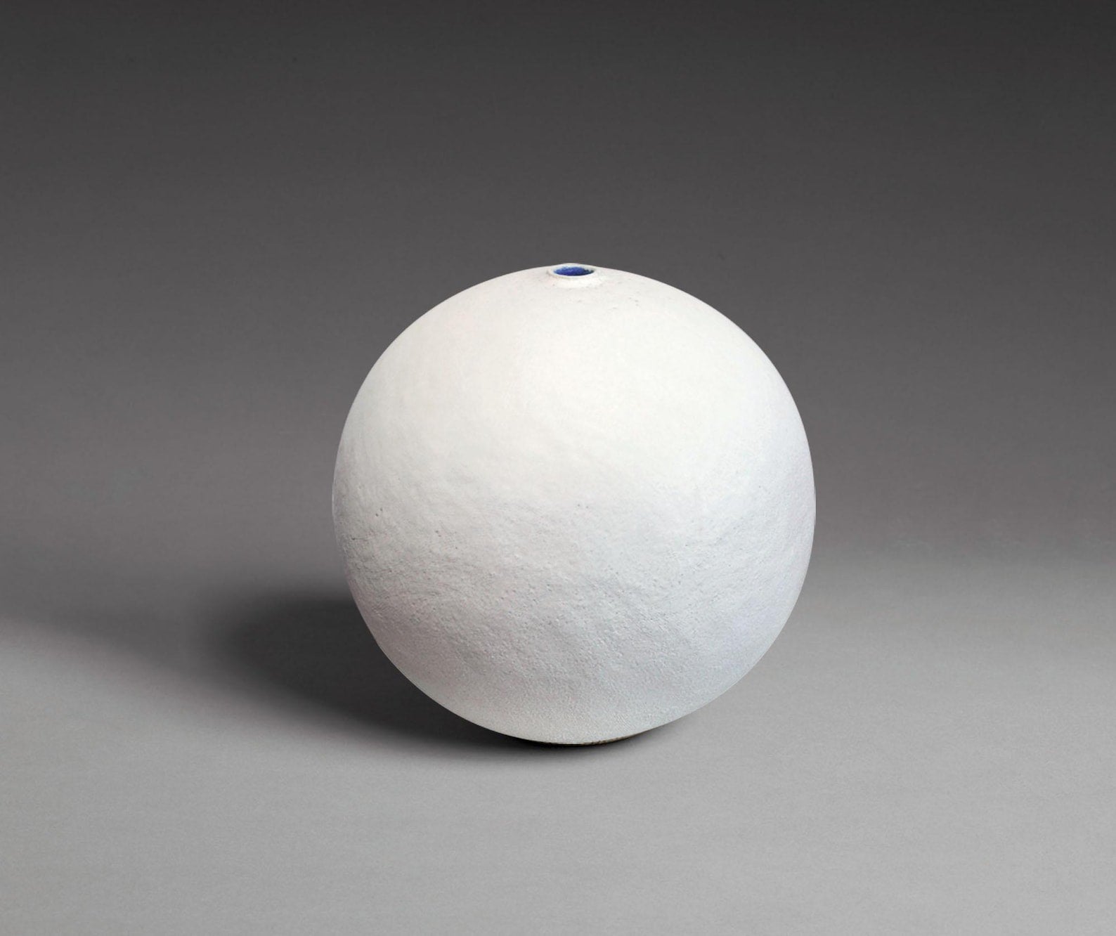 Extra Large White Floor Vase | Minimalist Ceramic Sphere Vase