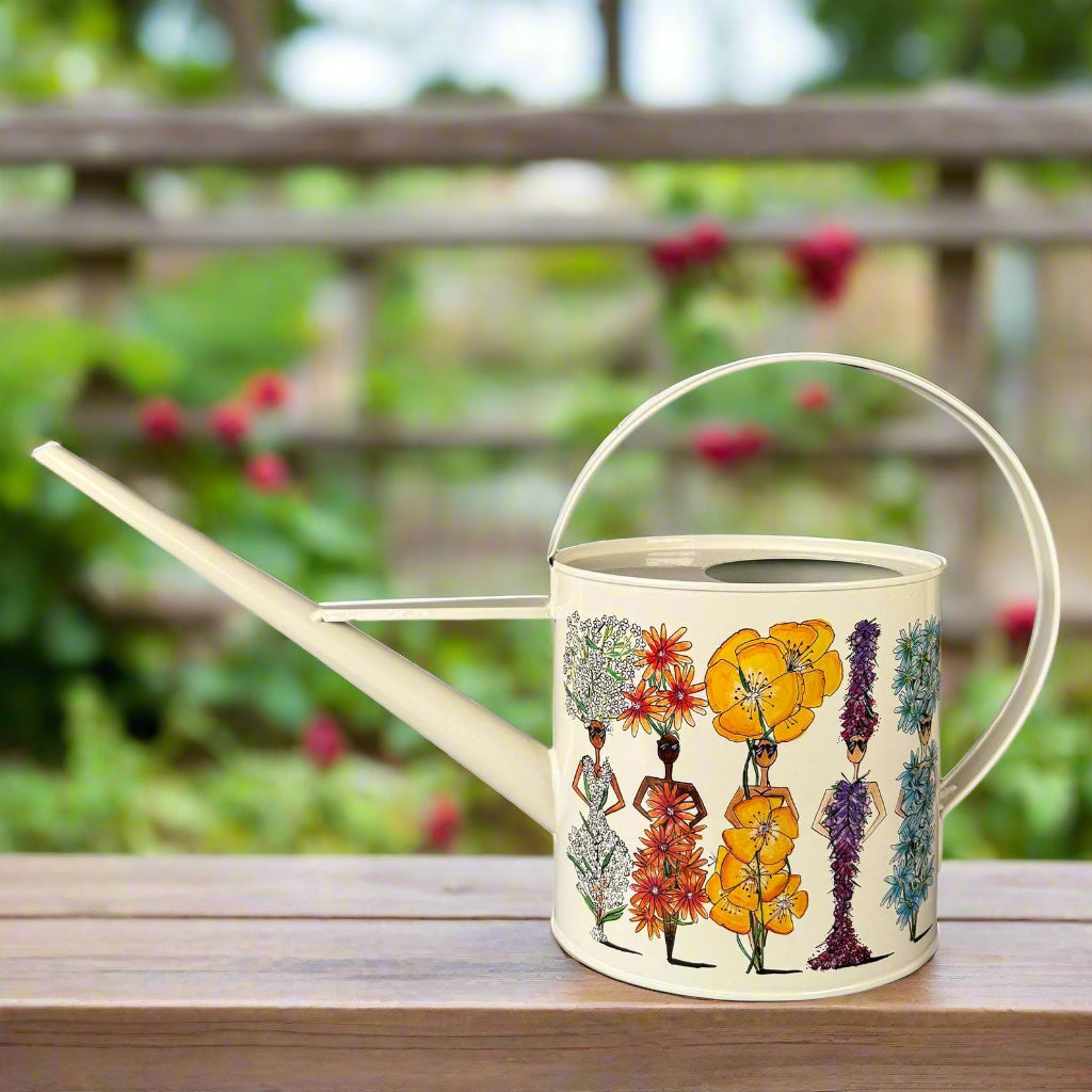 Charlotte Posner 2L Pop Dolls Watering Can – Decorative Oval Garden Tool