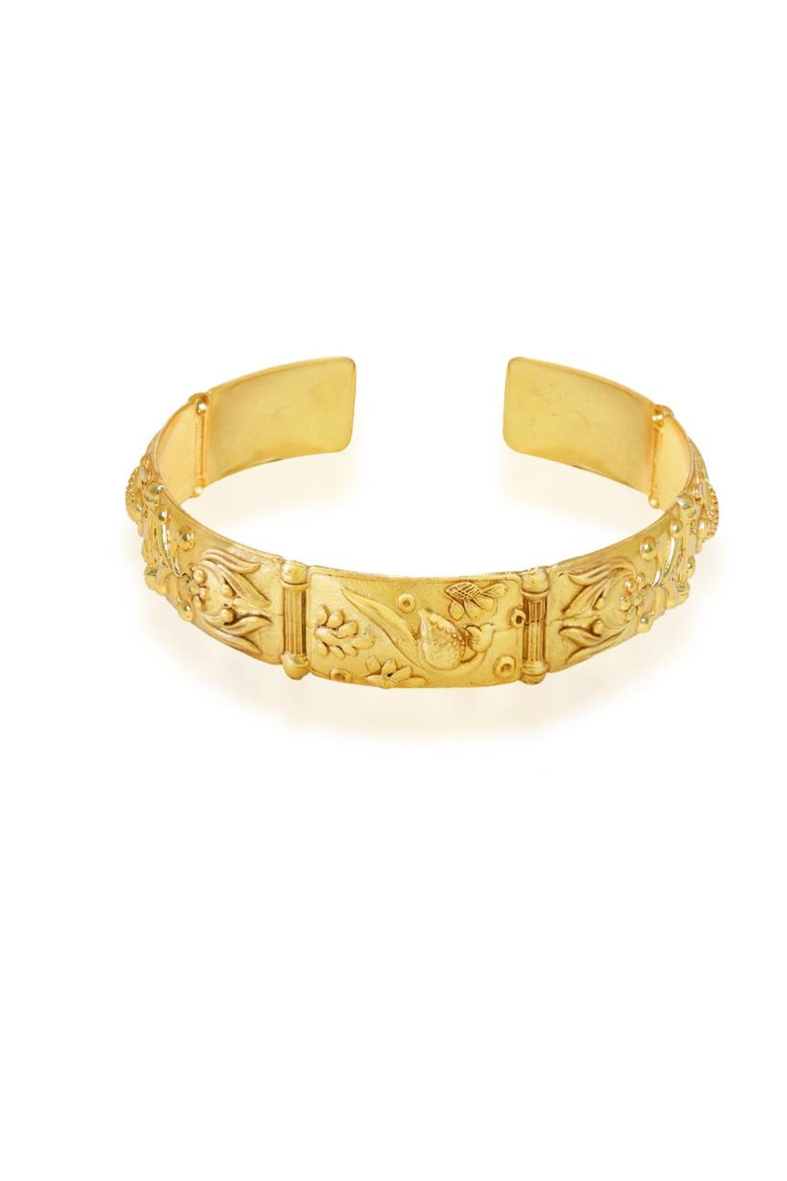 Statement Gold Cuff Bracelet- Modern Heirloom Style