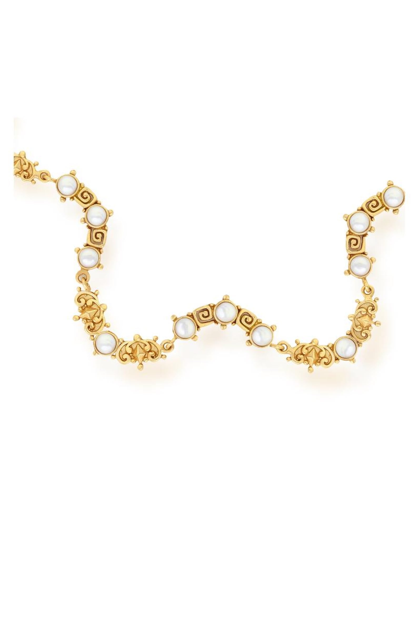 Statement Pearl Choker- Intricate Choker