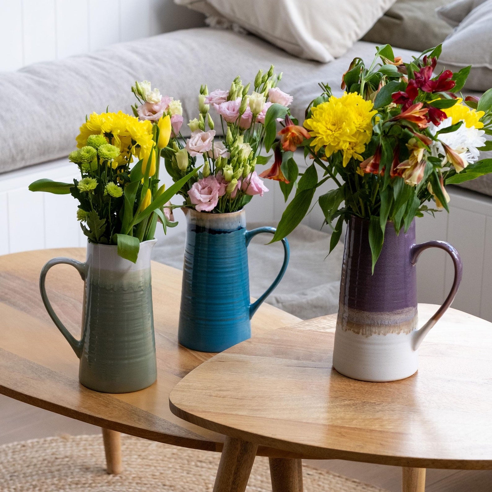 Scandi Home Terra Fusion 1.8L Reactive Glaze Ceramic Jug