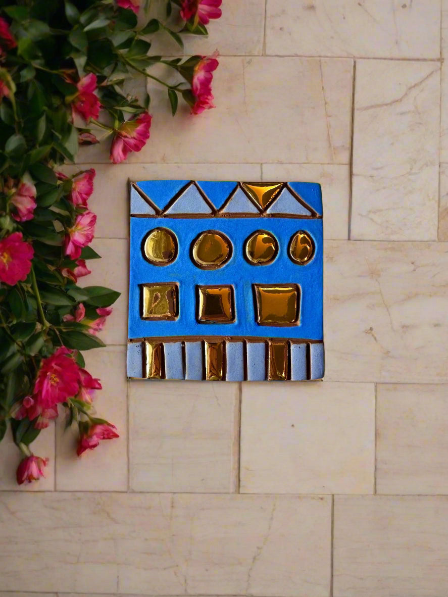 Golden Grid Tile