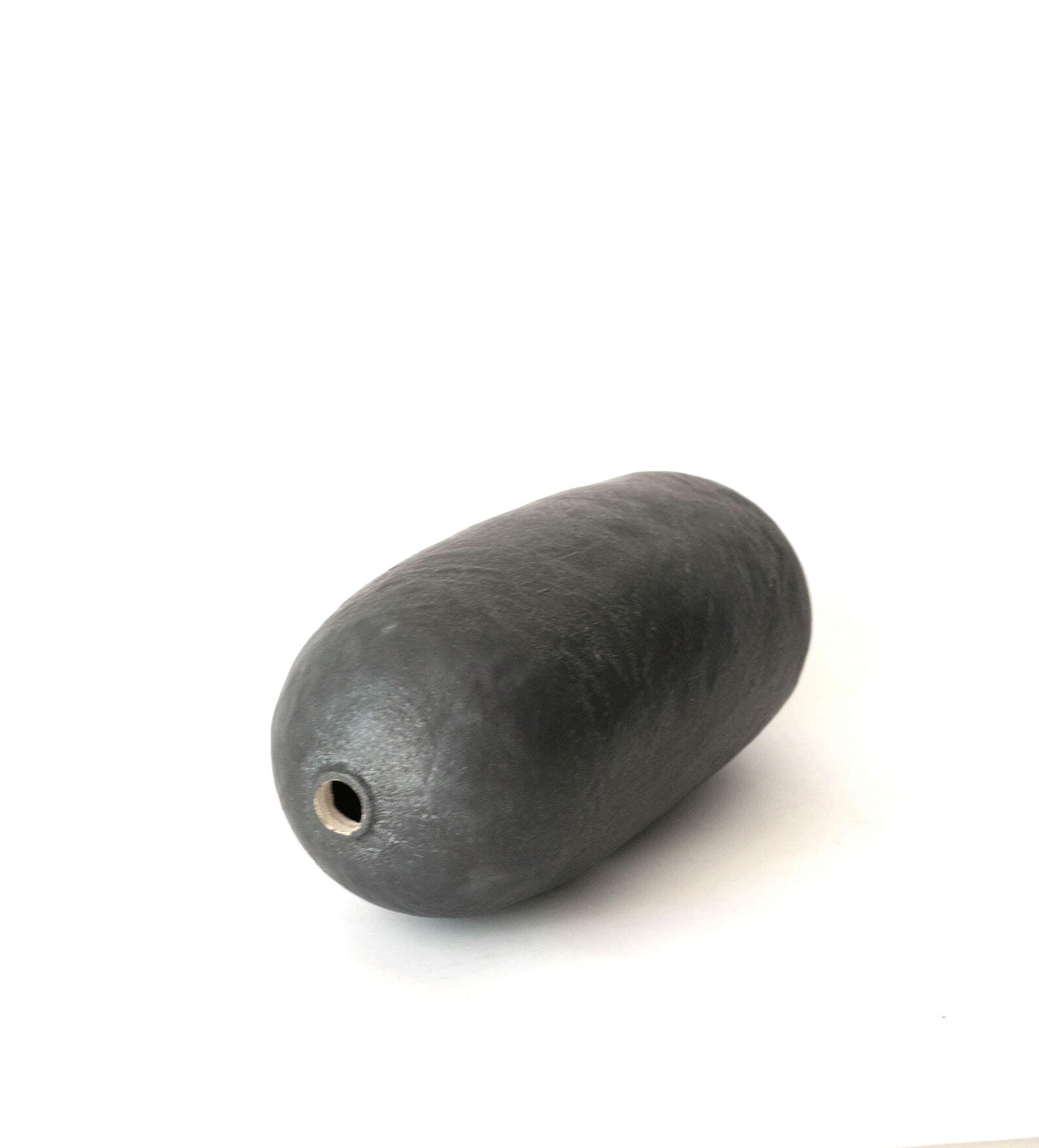 Extra-large black ceramic vase | Tall narrow vase
