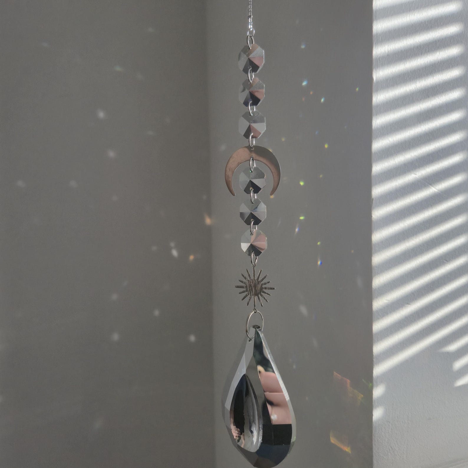 Crystal Suncatcher Prism - Multicolor - Large Suncatcher