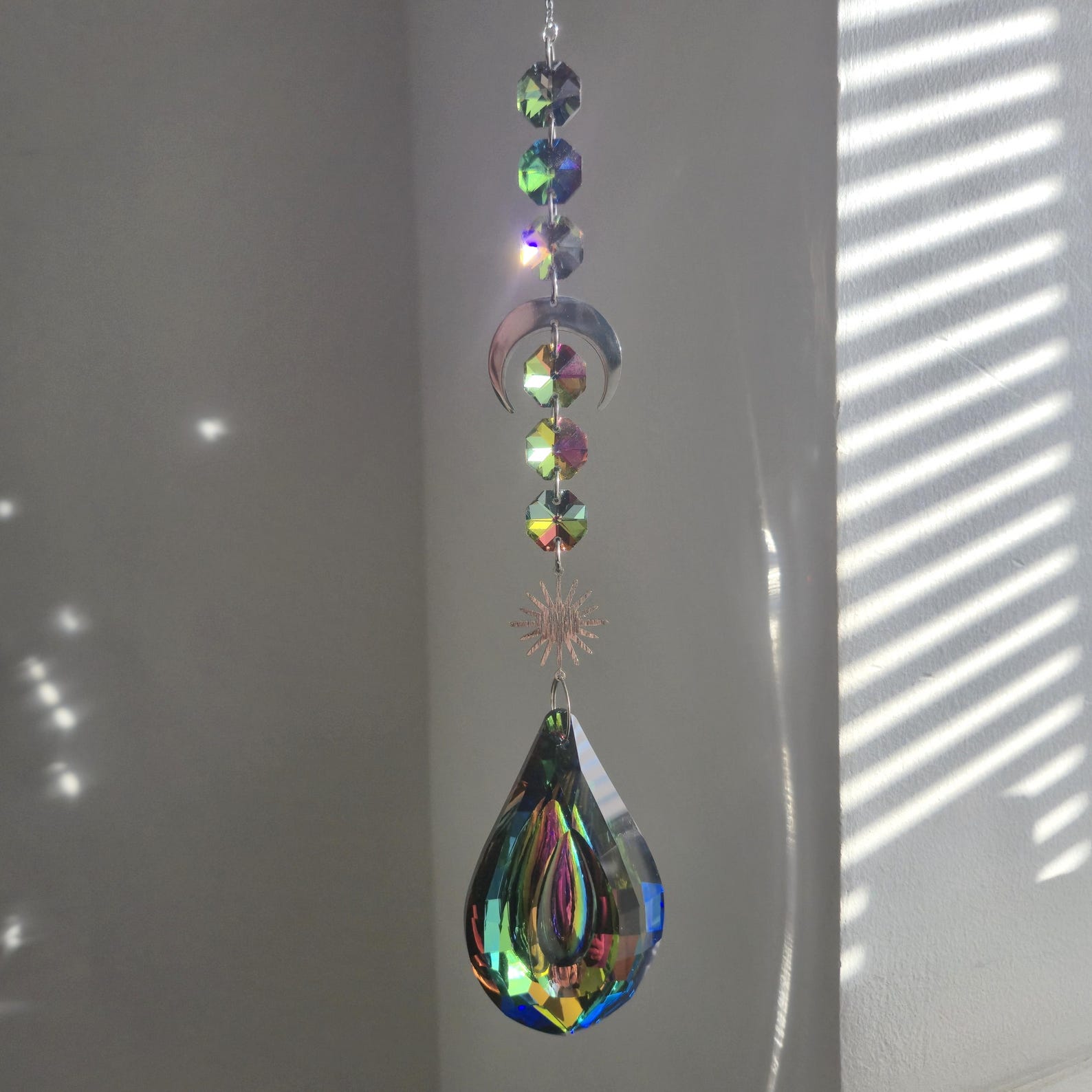 Crystal Suncatcher Prism - Multicolor - Large Suncatcher