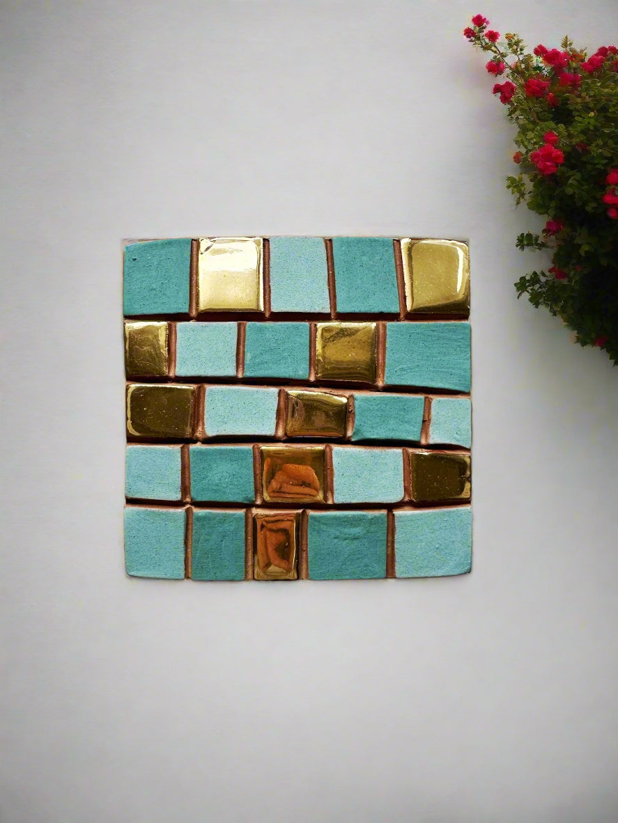 Golden Geometry Tile