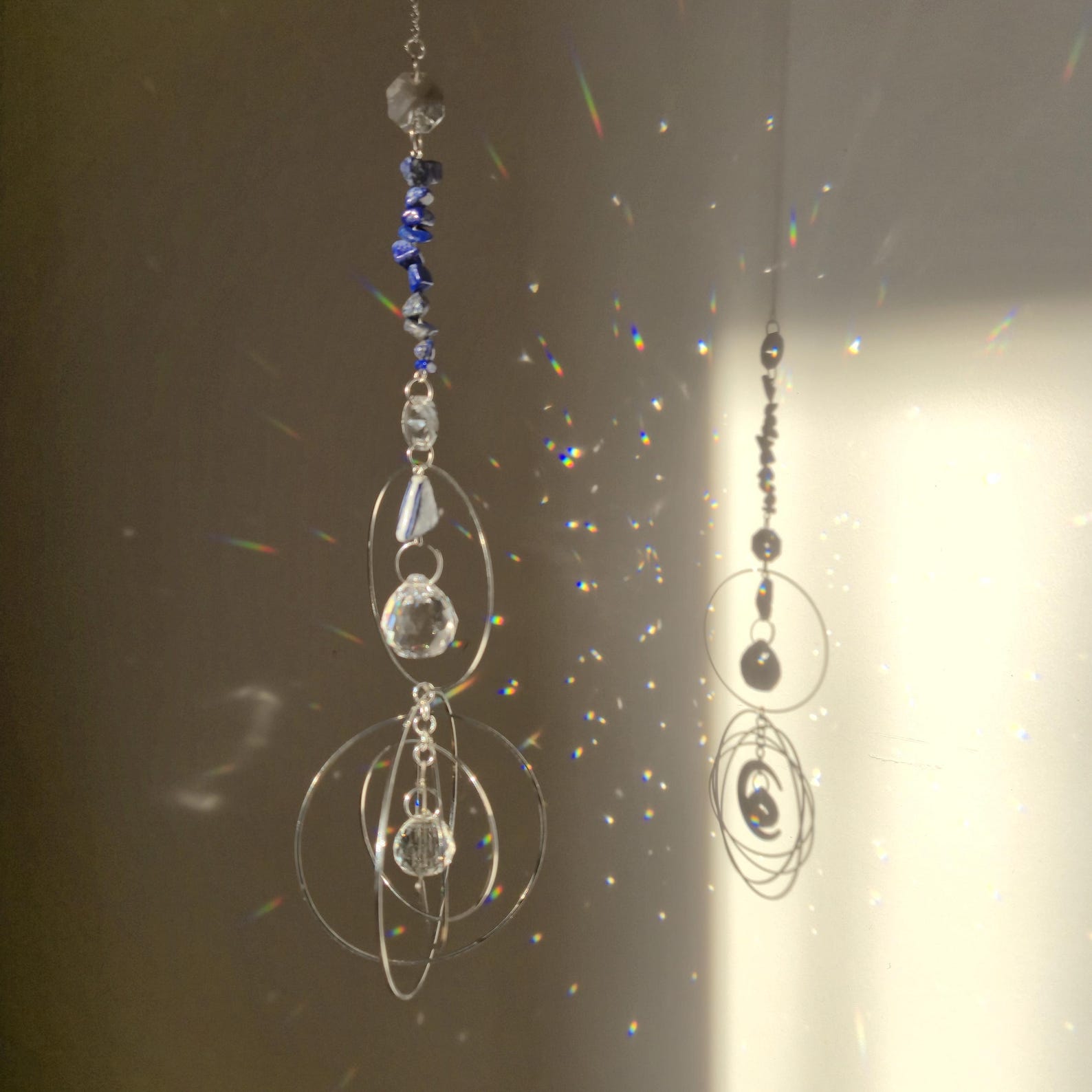 Grand Sun catcher cristal Feng shui LAPIS LAZULI