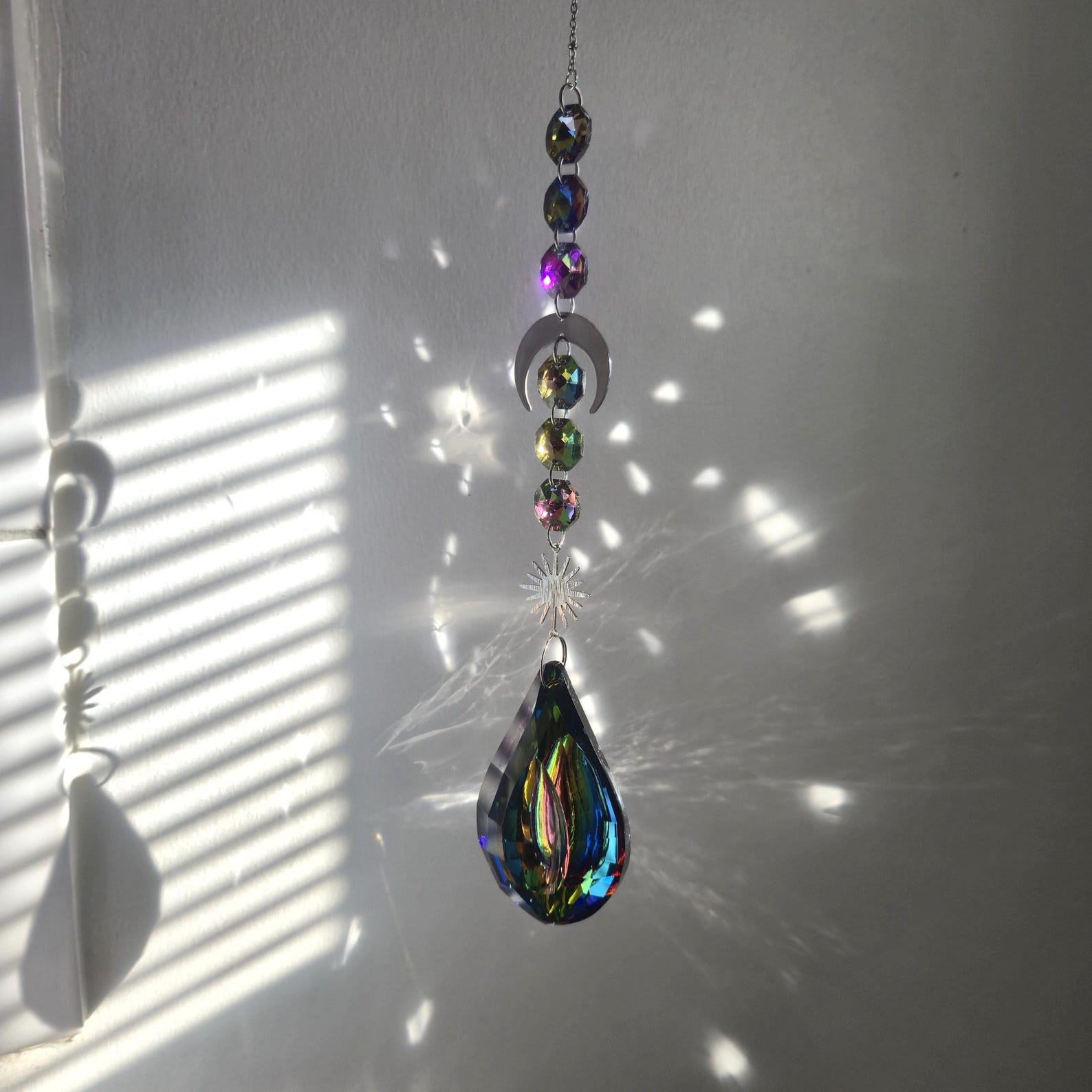 Crystal Suncatcher Prism - Multicolor - Large Suncatcher