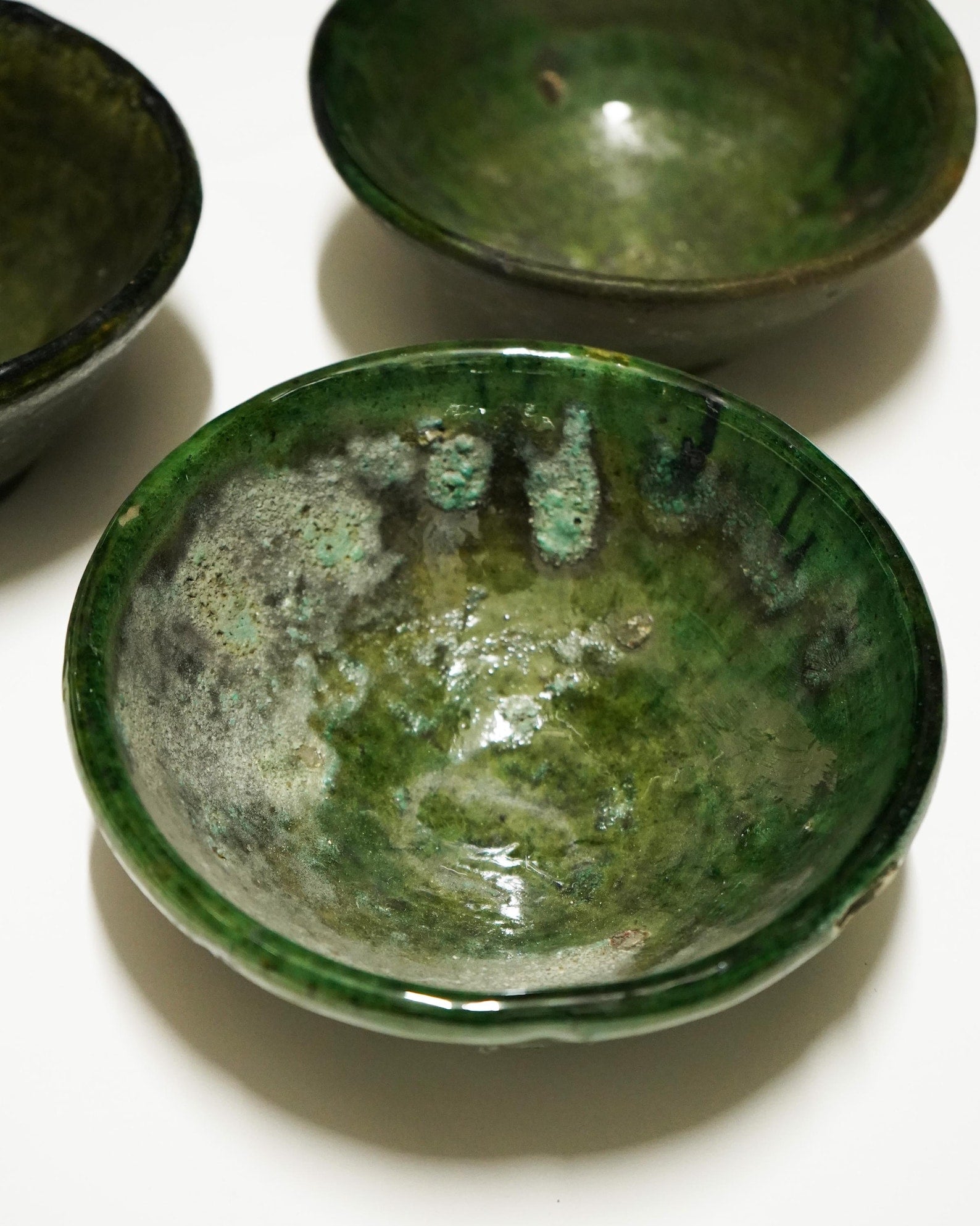 Moroccan Vintage Tamegroute Set of 3 Bowl