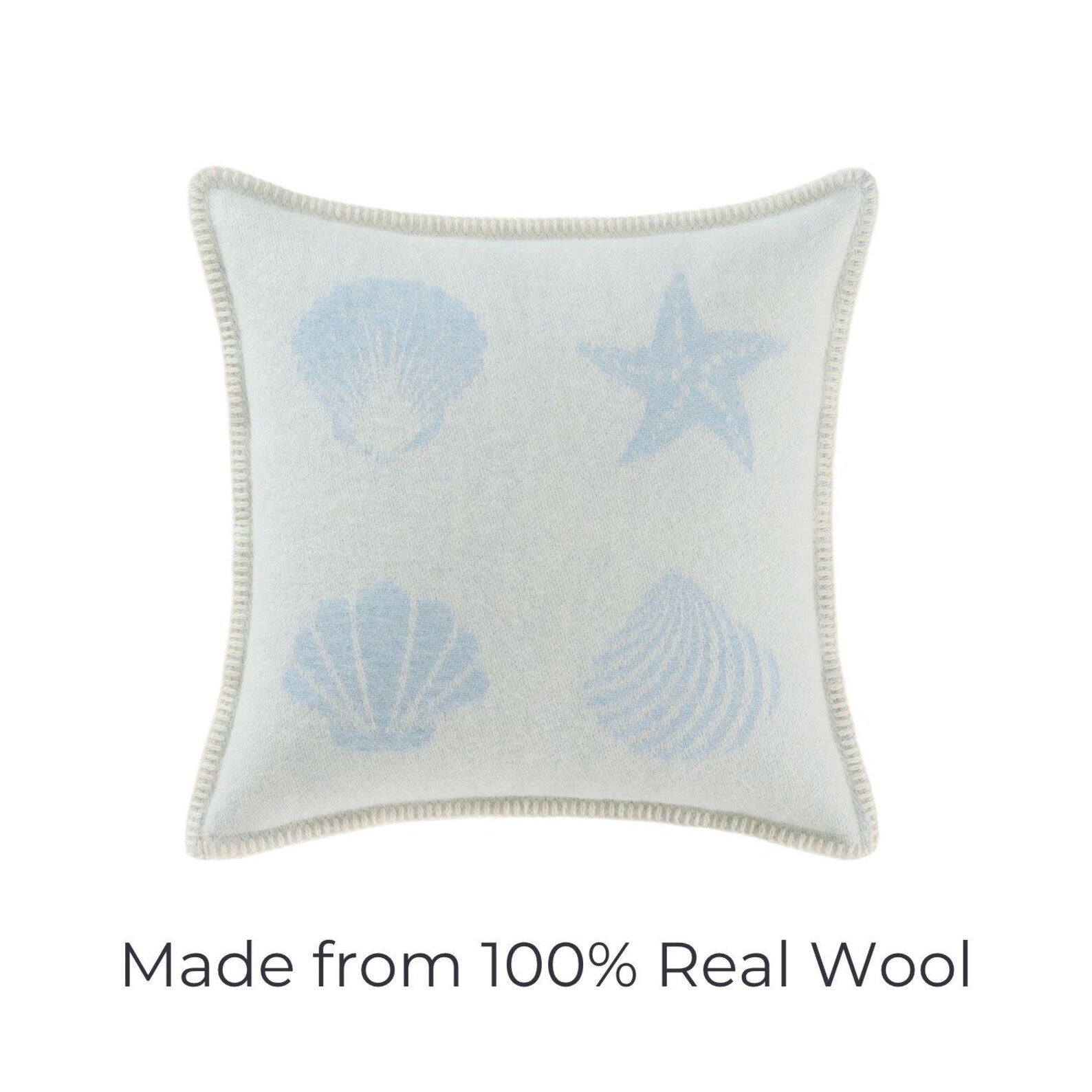 Seashells Cushion Cover | Woven from Pure Wool |