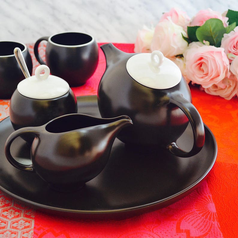 Creamer And Sugar Set | Sugar Bowl With Lid