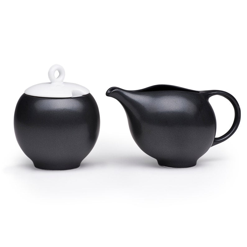 Creamer And Sugar Set | Sugar Bowl With Lid