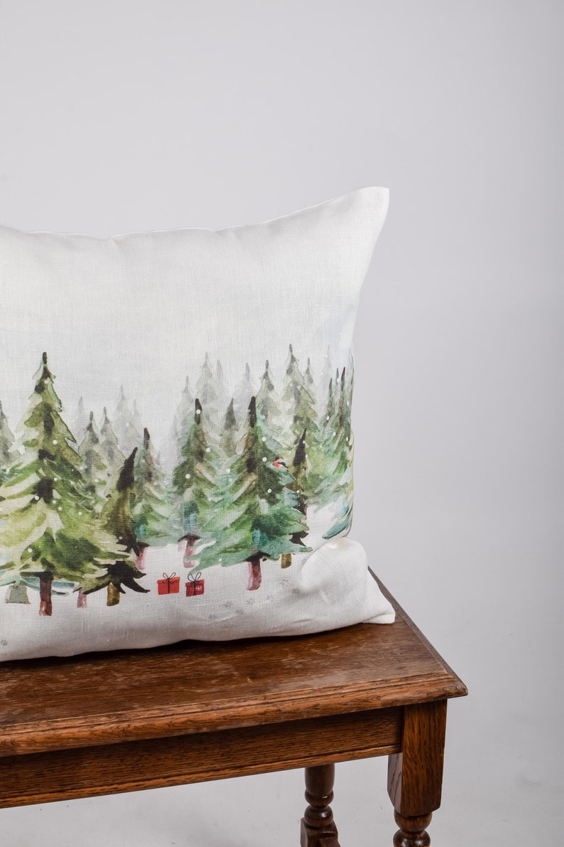 Paws in the Snow Cushion Cover
