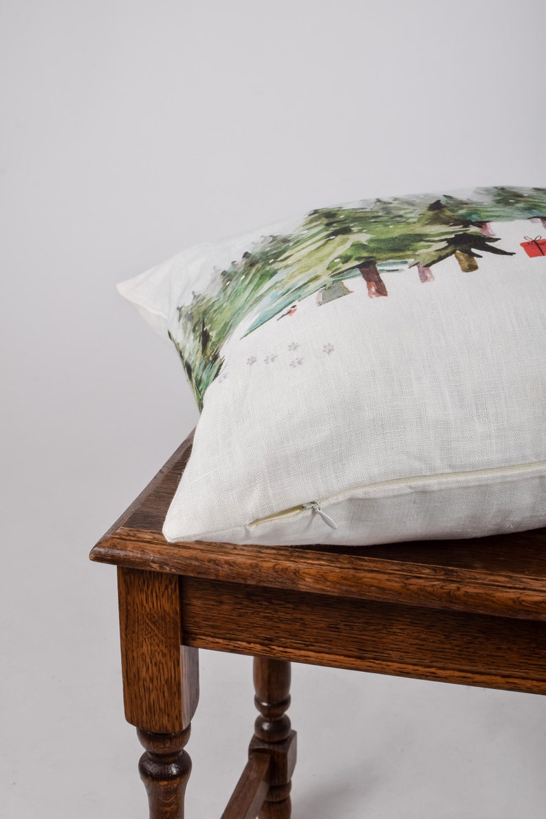 Paws in the Snow Cushion Cover