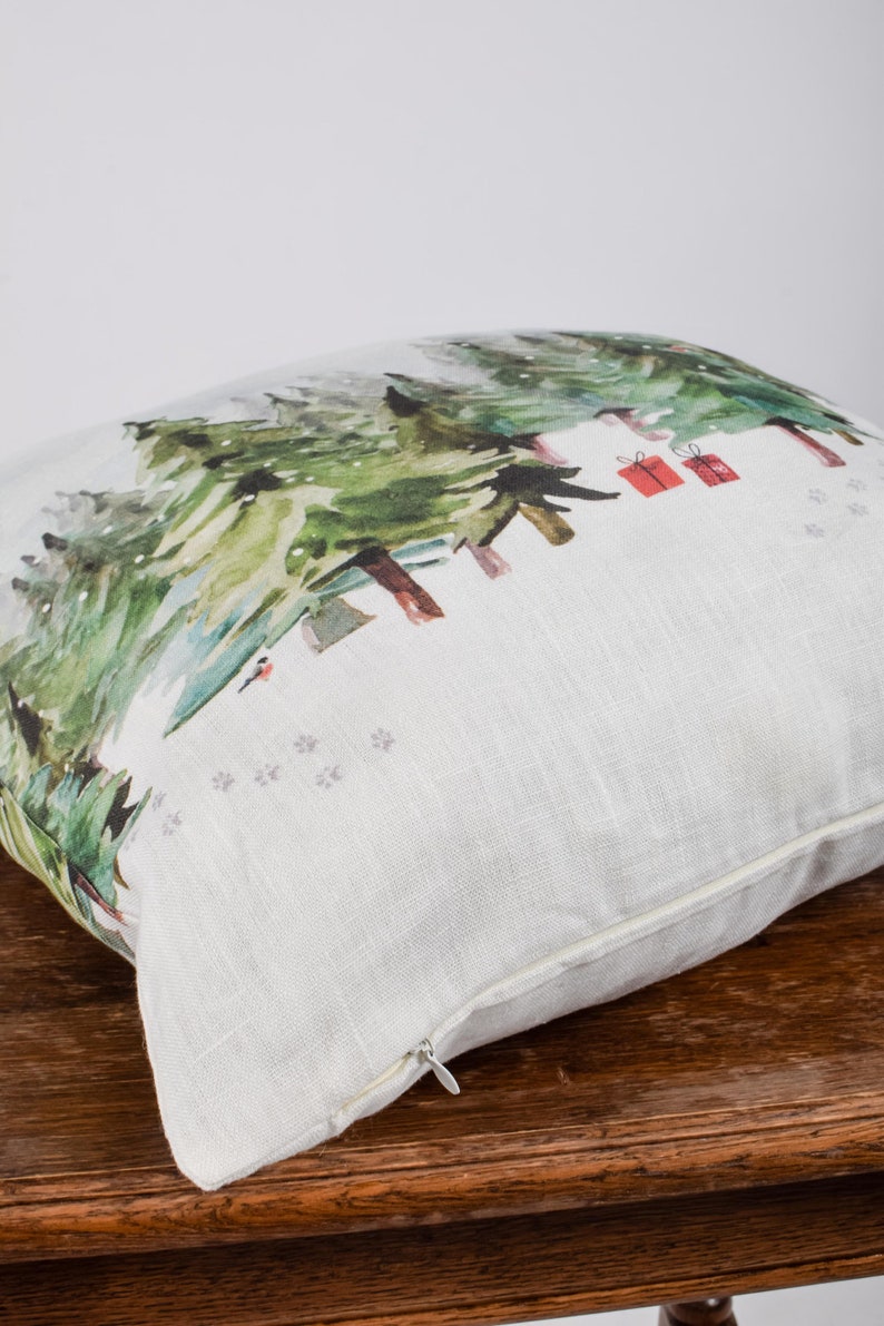 Paws in the Snow Cushion Cover