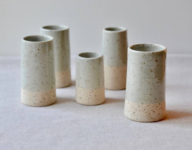 Ceramic Vase Handmade | Speckled Vase - 2 vases