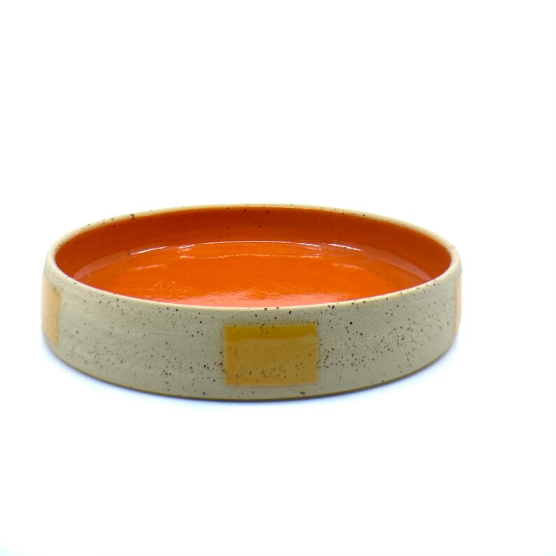 Handmade Serving Decorative Bowl - Rustic Stoneware