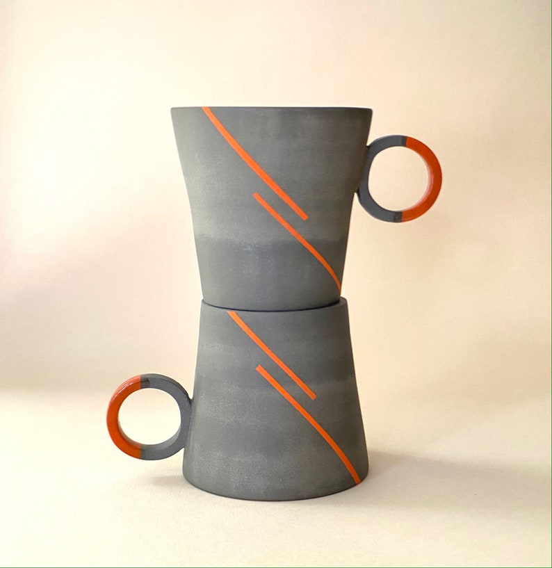 Artistic Pottery Mug for Art Lovers - Single