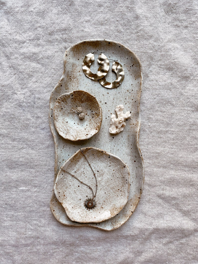 Trove - Jewellery/trinket Dishes in Toasted Glaze