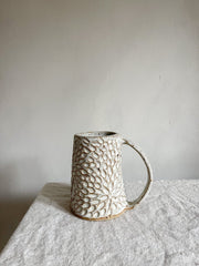 Carved detail 'Ophelia' Mug in Toasted glaze,