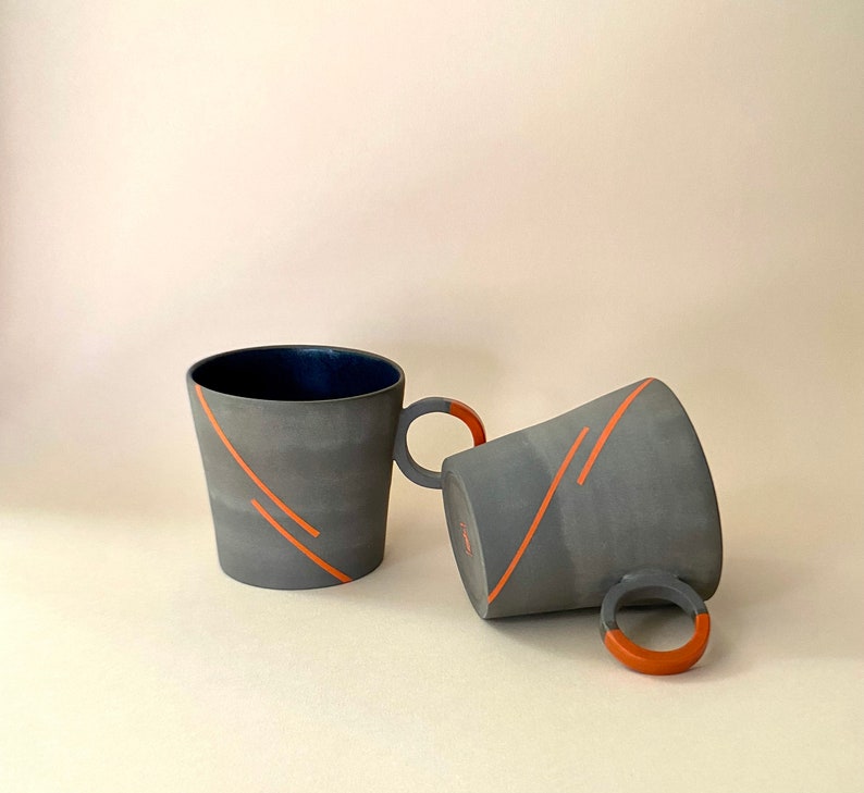 Artistic Pottery Mug for Art Lovers - Single