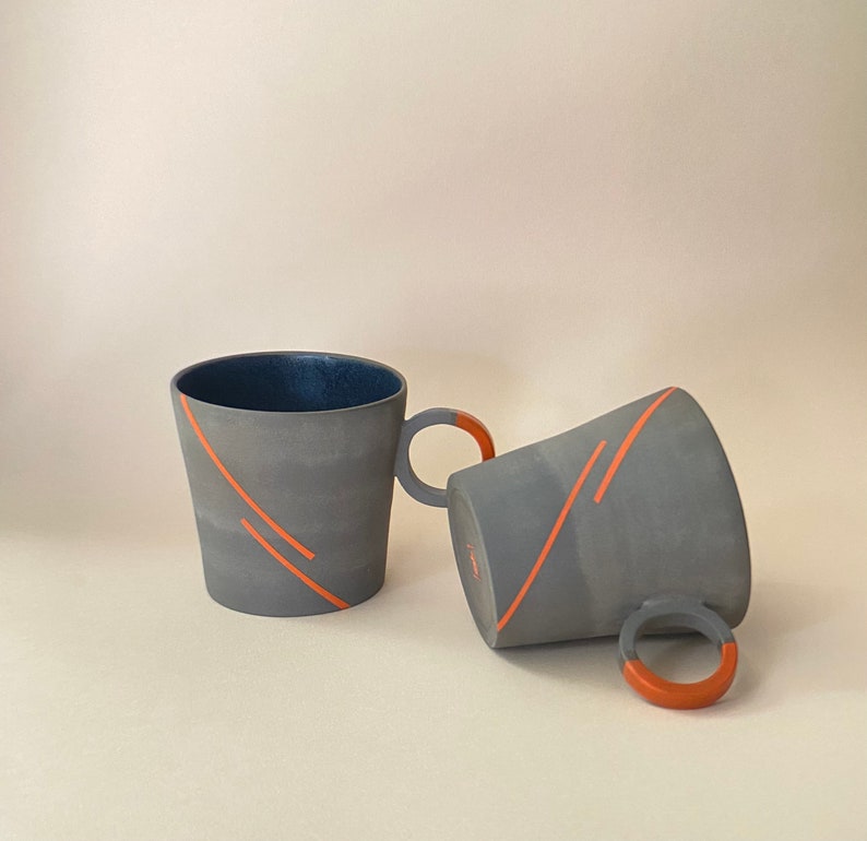 Artistic Pottery Mug for Art Lovers - Single