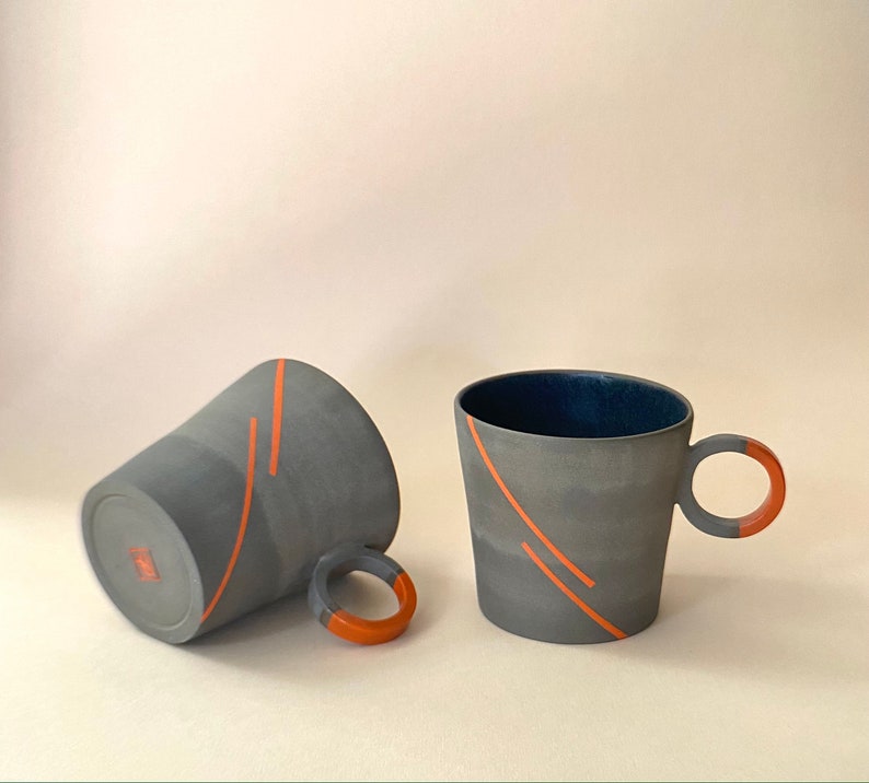 Artistic Pottery Mug for Art Lovers - Single