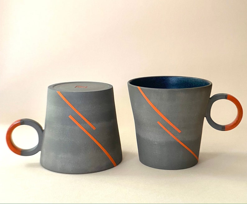 Artistic Pottery Mug for Art Lovers - Single