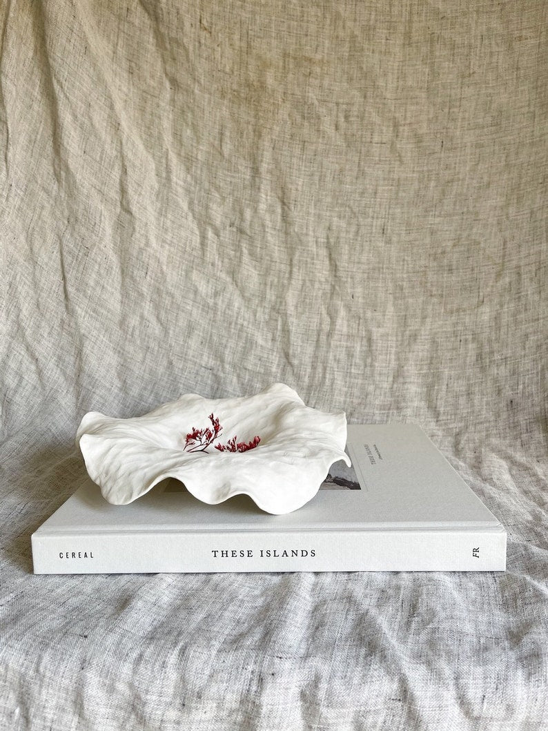Porcelain decorative bowl, coffee table centrepiece