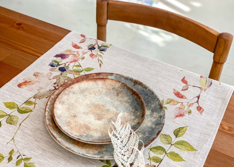 Thanksgiving table runner | Handmade