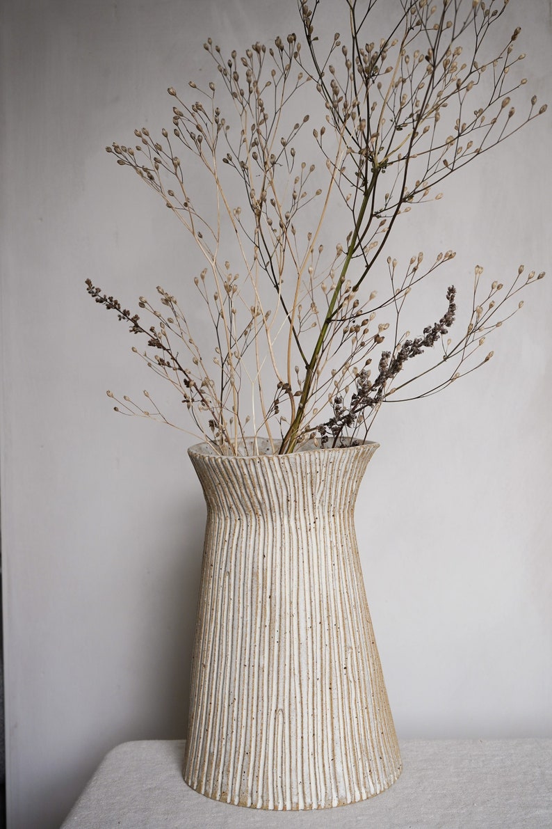 Chestnut Vase, toasted glaze, decorative, handmade pottery