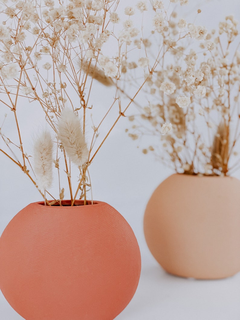 Francine Ceramic Terracotta Vases Set