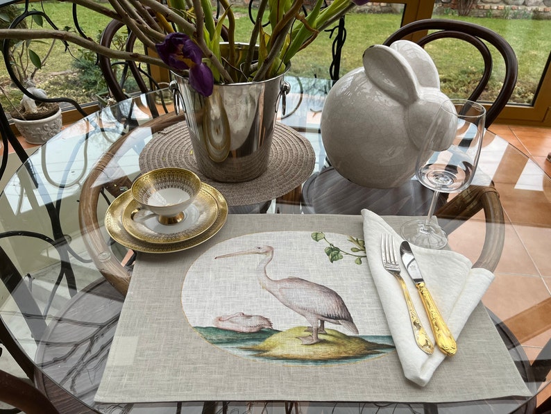 Joris Hoefnagel Placement Set | 100% Linen (6 Placemats)