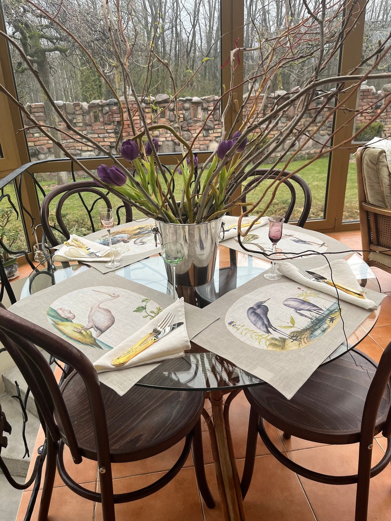 Joris Hoefnagel Placement Set | 100% Linen (6 Placemats)