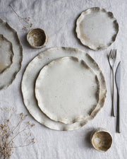 Ebba Stoneware Plates, dinnerware, handmade dining