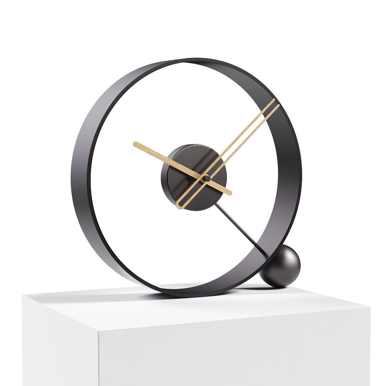 Modern Luxury Table Clock | ENDLESS BLACK