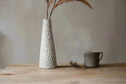 Ceramic Stem Ophelia Vase - Off White