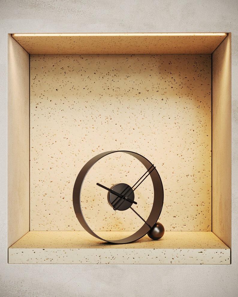 Modern Luxury Table Clock | ENDLESS BLACK