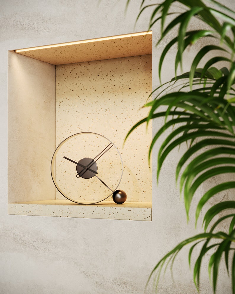Modern Luxury Table Clock | ENDLESS BLACK