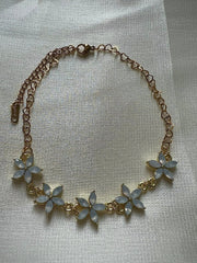 Beautiful white flower bracelet