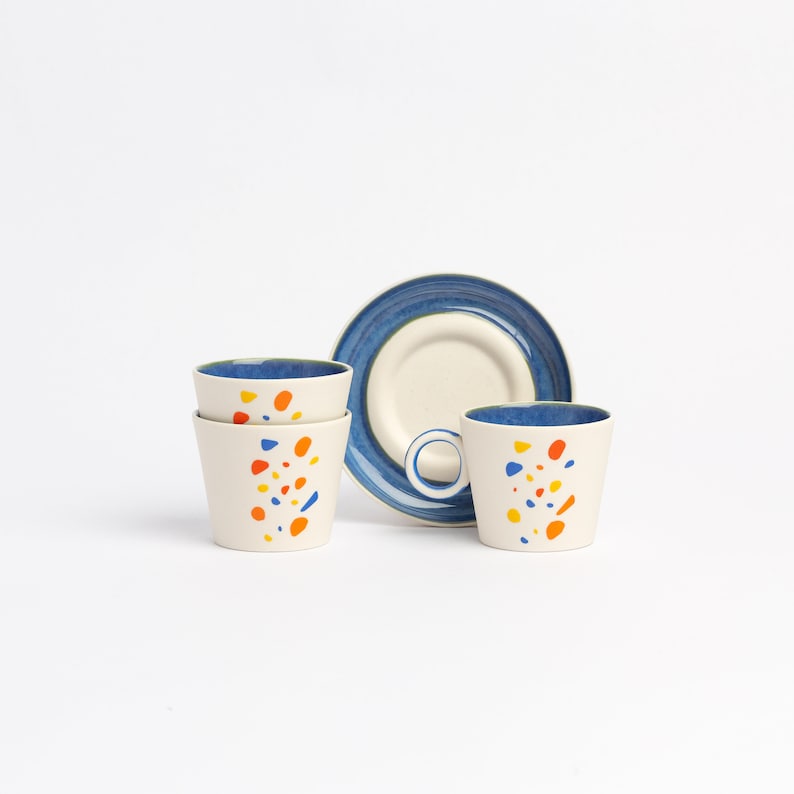 Espresso Cup with Handle and saucer